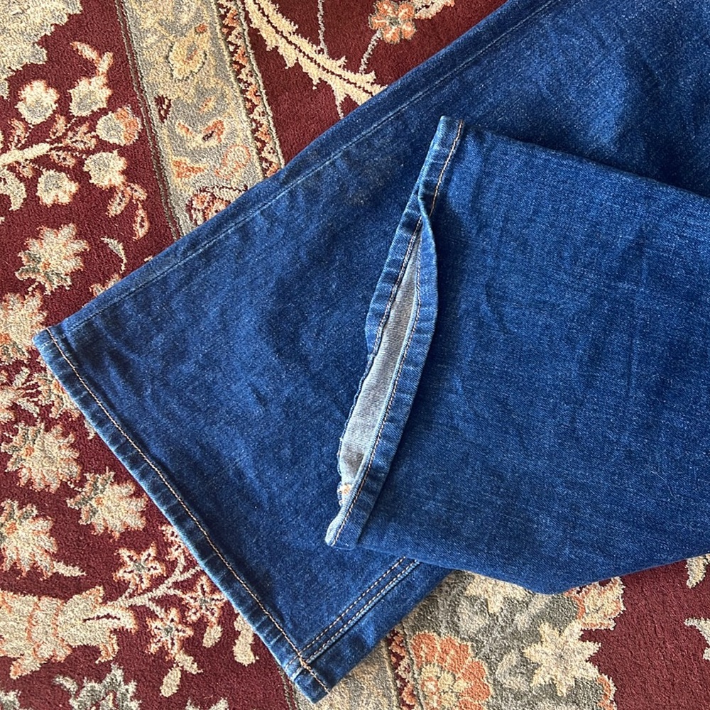 The GREAT. Women’s the rider cropped wide leg jeans size 28 USA - Picture 3 of 5